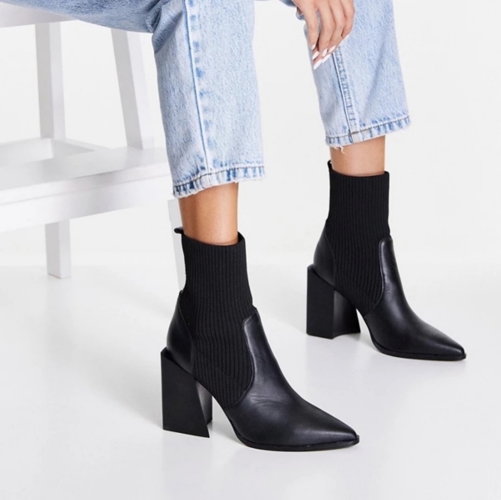 NWT Aldo Ganina block heel Chelsea boot